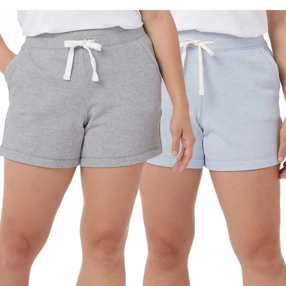 32 ultra soft cotton blend two pack shorts for women new